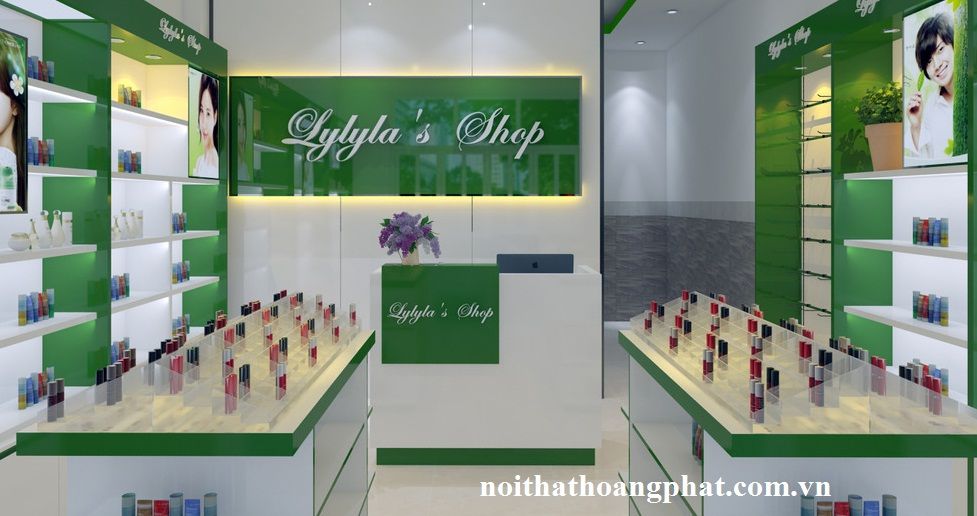 Tư vấn thiết kế nội thất shop bán hàng mỹ phẩm 4 Shopmypham1