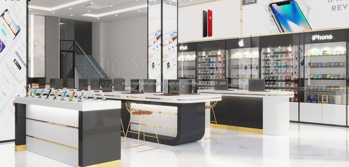 Những mẫu thiết kế nội thất siêu thị điện thoại, hot nhất 2021 14 Sieuthidienthoai4