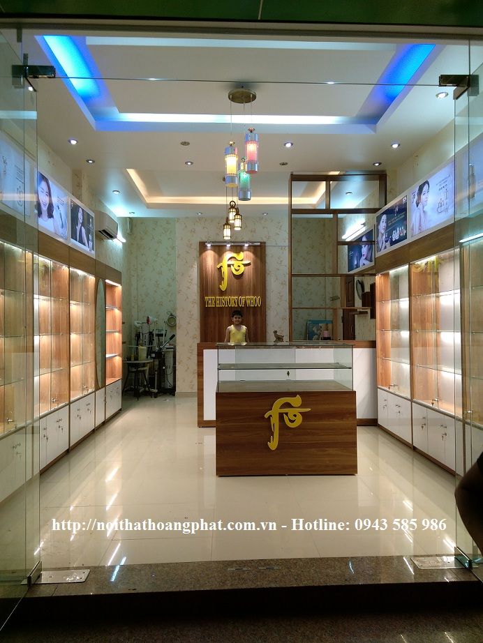 Thi công shop bán hàng mỹ phẩm bao gồm những hạng mục nào? 12 Thietkeshopmypham35m22
