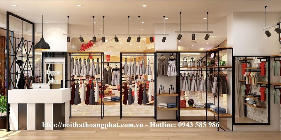 Thiết kế cửa hàng thời trang nam nữ tại tỉnh Hà Giang 14 Thietkeshopnuhagiang4
