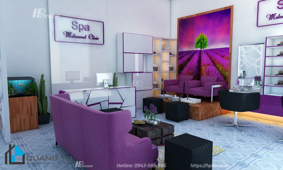 Thiết kế nội thất Spa MELANO UOT & SPA (30m2) tại Ba Đình 2 Thietkenoithatspamelano3