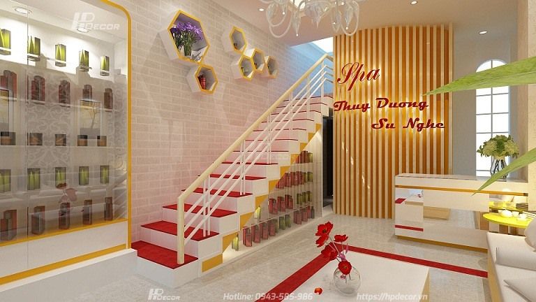 Thiết kế nội thất Spa Thùy Dương (50m2) tại Đống Đa 4 Thietkenoithatspathuyduong4