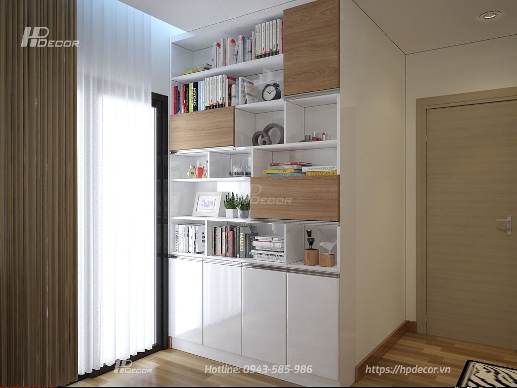 Thiết kế nội thất căn hộ chung cư Mỹ Đình 2 (70m2) tại Nam Từ Liêm 15 Thietkenoithatchungcumydinh113