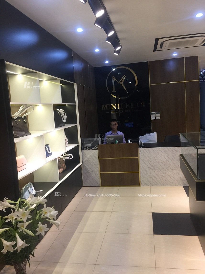 Thi công nội thất cửa hàng đồng hồ Minh Khôi Luxury (50m2) tại Long Biên 13 Donghokinhmattuixachcaocapminhkhoiluxury7