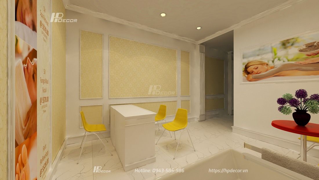 Thiết kế thi công nội thất Spa Thu Hương (40m2) tại Cầu Giấy 4 Noithatspathuhuong6