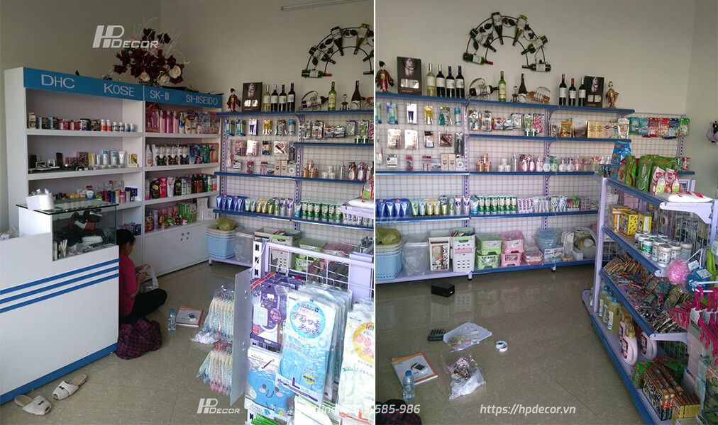 Thi công shop bán hàng đồ tiêu dùng Nhật Bản (20m2) tại Cầu Giấy 11 Shopbanhangtieudungnhatban1