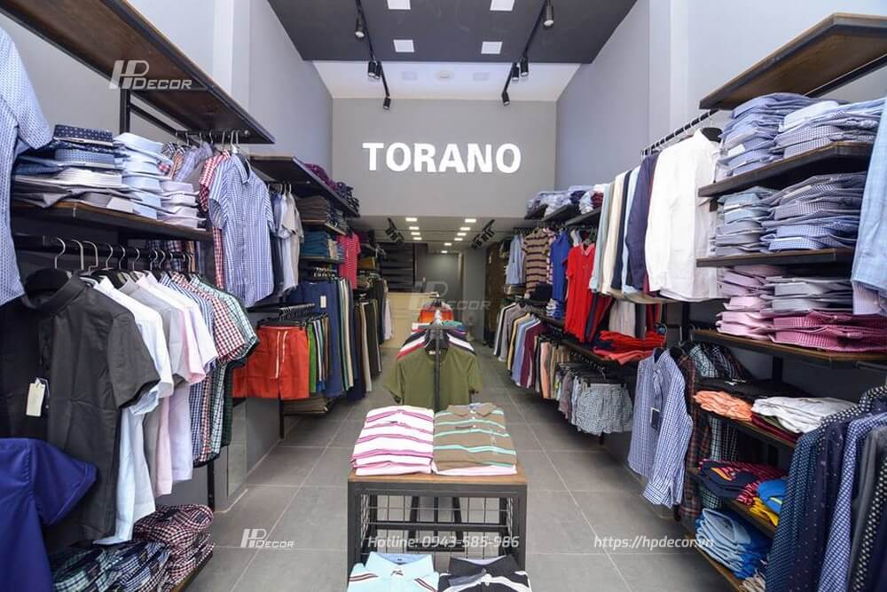 Thi công nội thất Shop thời trang TARANO Ba Đình, Hà Nội 11 Thicongnoithatshopthoitrangtarano01
