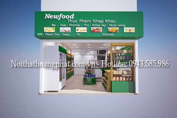 Thiết kế nội thất cửa hàng thực phẩm Newfood (30m2) tại Sapa 14 Thietkecuahangthucphamnewfoodsapa (5)