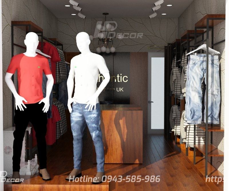 Thiết kế nội thất shop thời trang nam tại Lạng Sơn 11 Thietkenoithatshopthoitrangnamlangson01