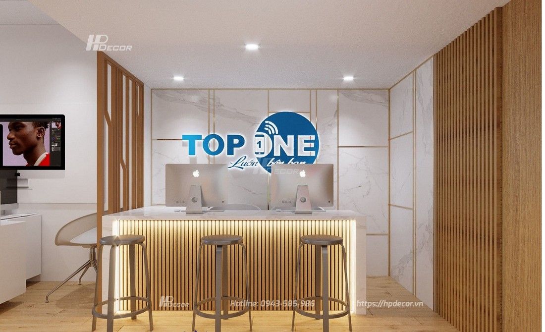 Thiết kế shop điện thoại di động TOP One (25m2) tại Cầu Giấy 15 Thietkeshopdienthoaitopone4