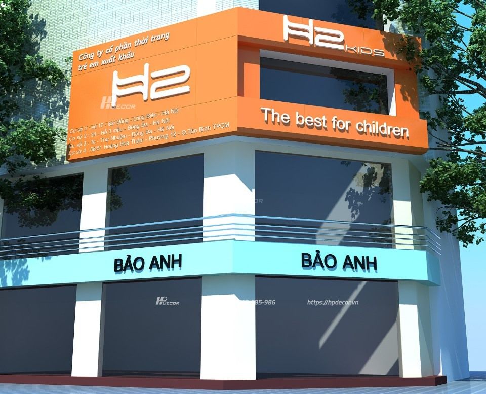 Thiết kế thi công shop thời trang trẻ em (20m2) tại Long Biên 11 Thietkethicongshopthoitrangtreem20m26