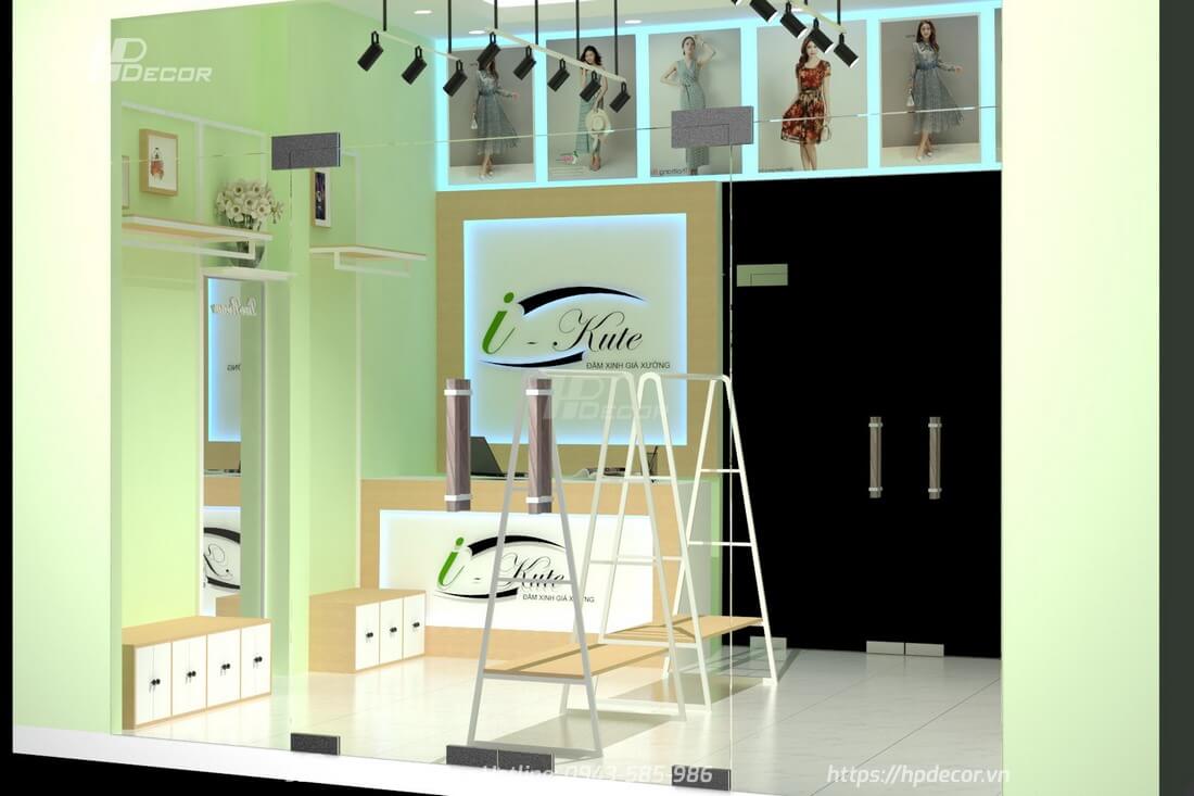 Thiết kế nội thất shop thời trang IKUTE (15m2) tại Nam Từ Liêm 3 Thietkenoithatshopthoitrangikute2