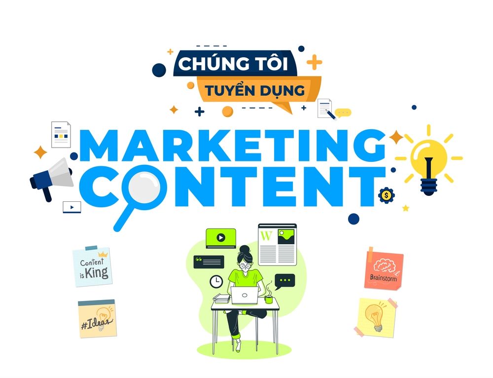 Tuyển nhân viên Content Marketing/ chấp nhận TTS/ sinh viên mới ra trường
