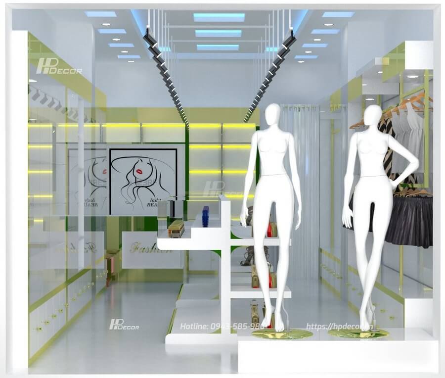 Thiết kế shop mỹ phẩm nhỏ đẹp, hiện đại, giá rẻ Thiet-ke-shop-thoi-trang-ket-hop-my-pham-1