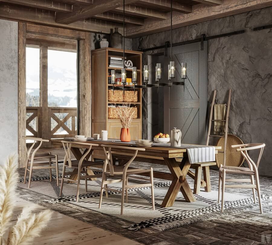 TOP 25+ phong cách thiết kế nội thất được ưa chuộng nhất hiện nay 93 Rusticstyle