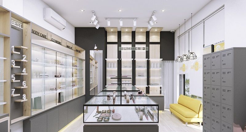 Thiết kế shop mỹ phẩm nhỏ xinh, đa dạng phong cách, hút khách 23 Shopmyphamnho