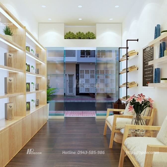 Thiết kế shop mỹ phẩm nhỏ xinh, đa dạng phong cách, hút khách 17 Shopmyphamthiennhienearthmama4