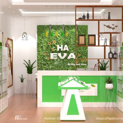 thiết kế shop mỹ phẩm nhỏ đẹp