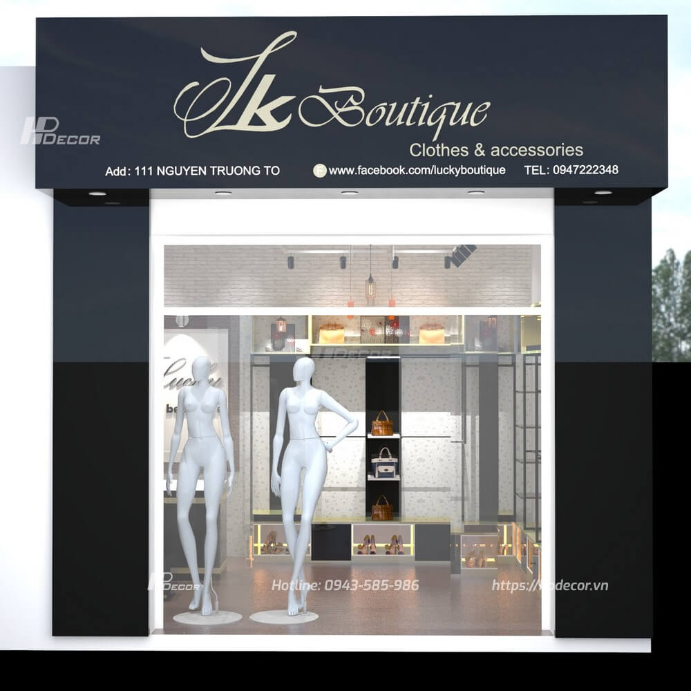 Thiết kế shop quần áo nữ nhỏ đẹp, chuyên nghiệp chi phí rẻ nhất 49 Thietkeshopthoitranglkboutique2