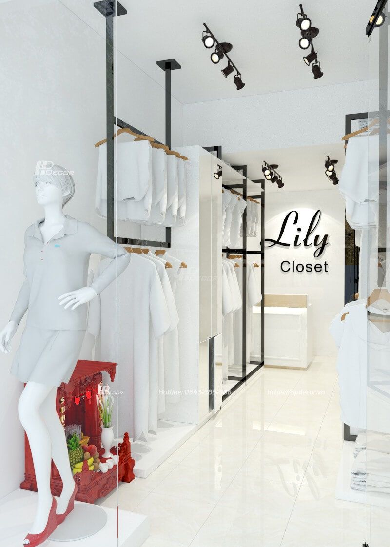 Thiết kế shop quần áo nữ nhỏ đẹp, chuyên nghiệp chi phí rẻ nhất 45 Thietkeshopthoitrangnulily4