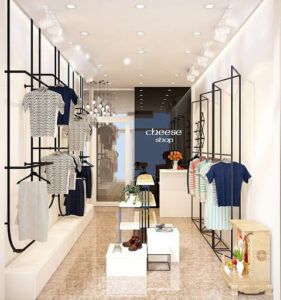 hpdecor.vn-thiết kế shop quần áo nhỏ 10m2