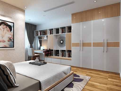 Tủ quần áo chắc chắn từ gỗ MDF