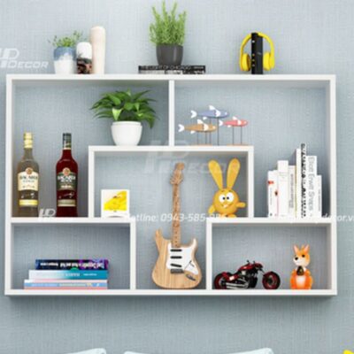 Kệ để đồ treo tường bằng gỗ KDD-01 Ke-de-do-treo-tuong-2