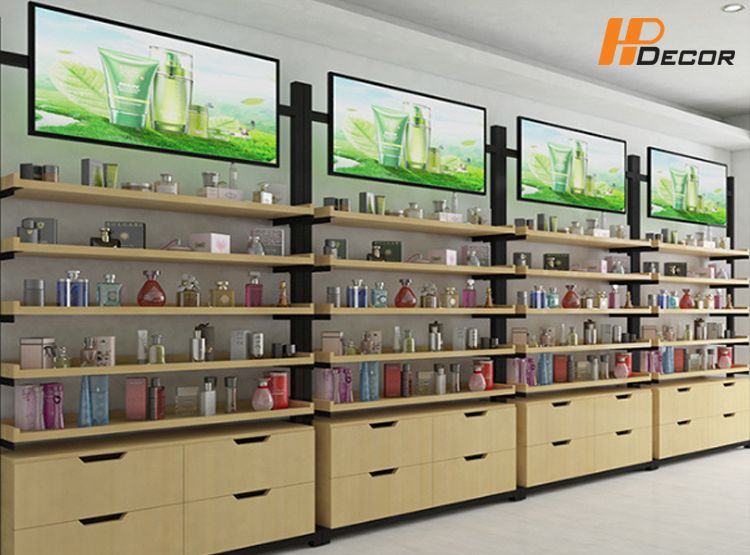 Gỗ MDF là gì? Phân loại và ứng dụng trong thiết kế thi công nội thất Tu-dung-my-pham-ban-hang-2