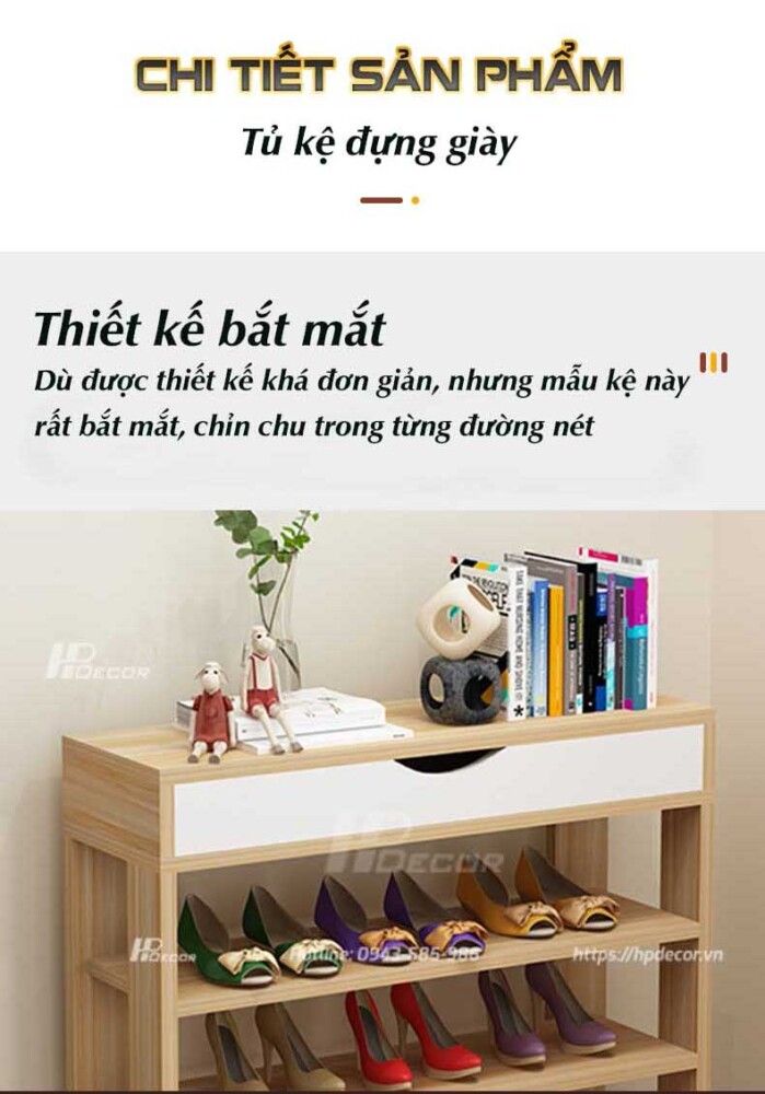 Gia De Giay Dep Bang Go 10 Hpdecor