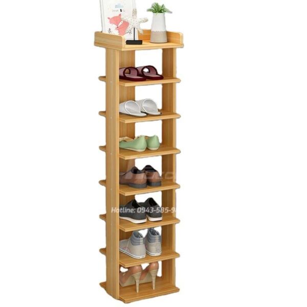 Những mẫu kệ trưng bày giày dép đẹp và ấn tượng nhất Ke De Giay Dep Bang Go 4 Hpdecor