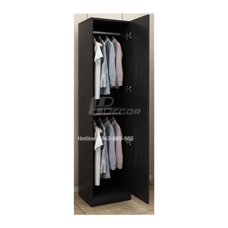 Kệ để quần áo thiết kế nhỏ gọn TQA-03 Ke De Quan Do Bang Go Hpdecor 1