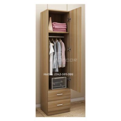 Kệ để quần áo thiết kế nhỏ gọn TQA-03 Ke De Quan Do Bang Go Hpdecor 4