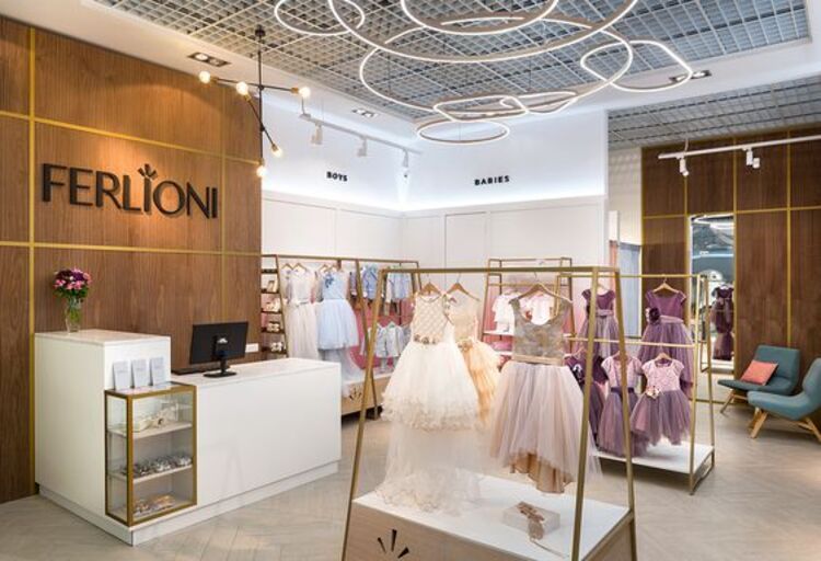 hpdecor.vn-kệ treo quần áo shop trẻ em