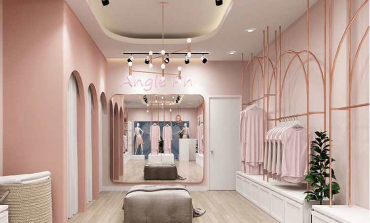 Mẫu kệ shop quần áo thời trang đẹp, chất lượng nhất năm 2022 hpdecor.vn-kệ shop quần áo