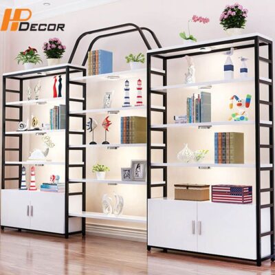 Ke Trung Bay San Pham Bang Go 1 Hpdecor
