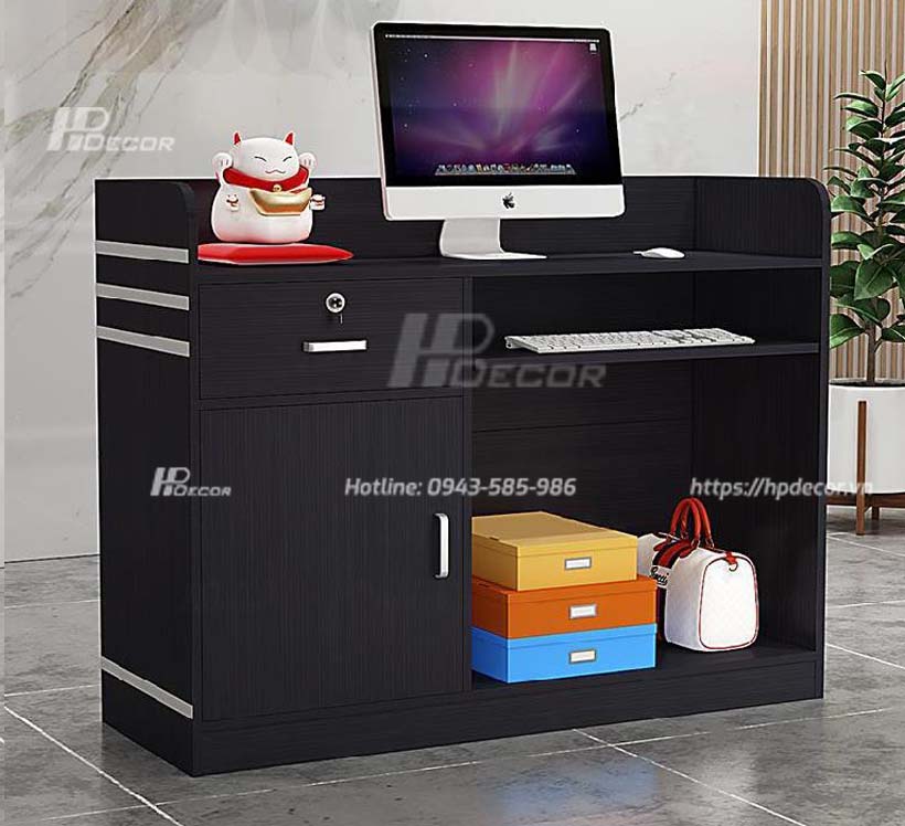 Quầy thu ngân shop đẹp giá rẻ QTN-02 Quay Thu Ngan Shop Dep 1 Hpdecor