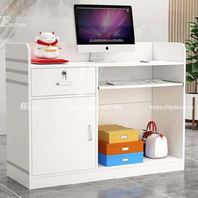 Quầy thu ngân shop đẹp giá rẻ QTN-02 Quay Thu Ngan Shop Dep Hpdecor