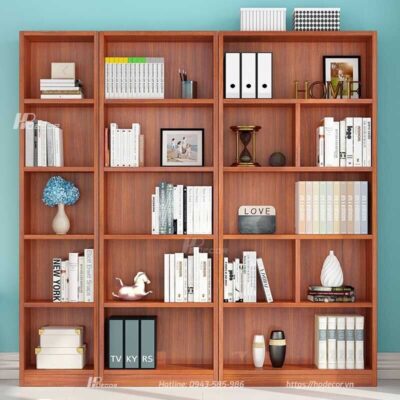 Giá sách gỗ thiết kế hiện đại KDS-06 Gia Sach Go Thiet Ke Hien Dai 1 Hpdecor