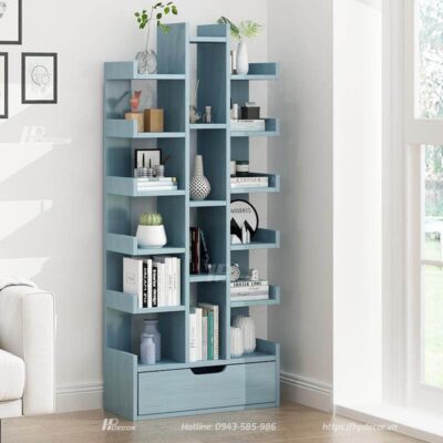 Ke Sach Nho Gon Thiet Ke Hien Dai 2 Hpdecor