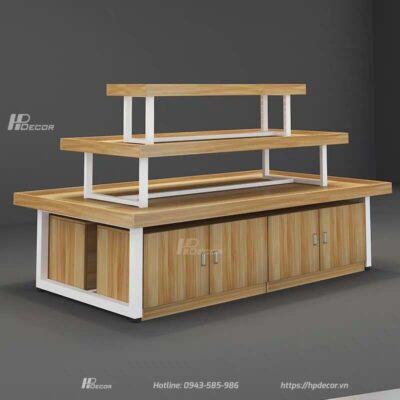 Ke Trung Bay Giay Dep Bang Go Hpdecor