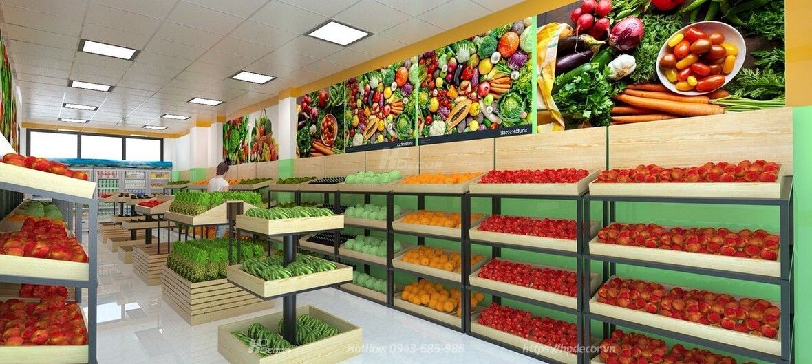 Thiết kế cửa hàng hoa quả sạch Tân An Viên (50m2) tại Cầu Giấy Thiet Ke Cua Hang Hoa Qua Sach Tan An Vien 05