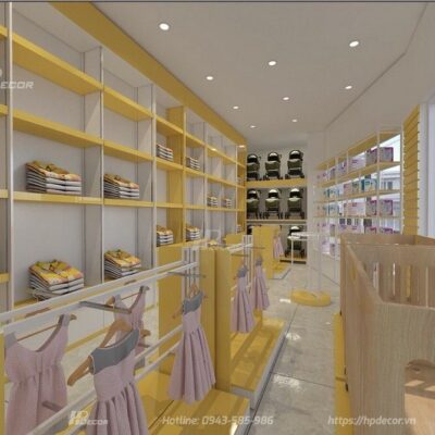 Thiết kế shop mẹ và bé Chic City