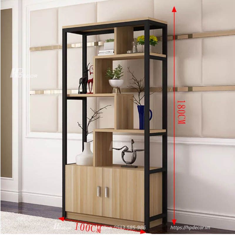 Tủ để phòng khách giá rẻ thiết kế tùy chỉnh TPK-07 Tu De Phong Khach Gia Re Hpdecor