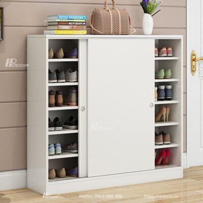 Tủ giày kết hợp tủ trang trí KDG-05 Tu Giay Ket Hop Tu Trang Tri 5 Hpdecor