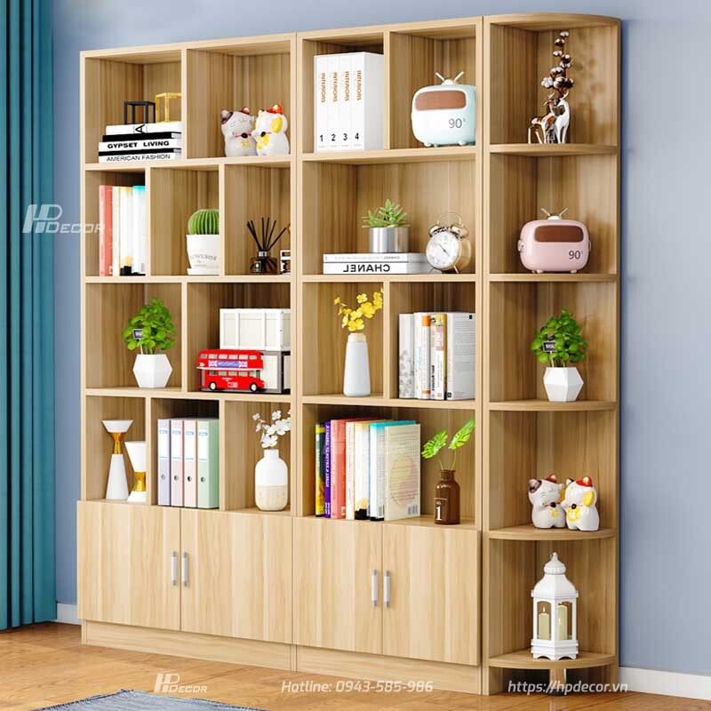 TOP 50+ mẫu kệ trang trí phòng khách hiện đại, sang trọng Tu Ke Phong Khach Hien Dai 2 Hpdecor