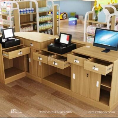 Bàn thu ngân siêu thị, cửa hàng QTN-05 Ban Thu Ngan Sieu Thi 9 Hpdecor