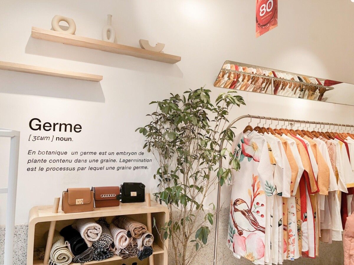 "Đốn tim" với thiết kế cửa hàng thời trang ngọt ngào, nữ tính của Germe Shop Germe Shop 1