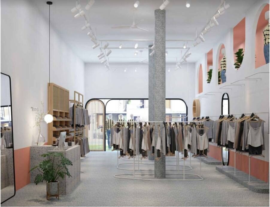 "Đốn tim" với thiết kế cửa hàng thời trang ngọt ngào, nữ tính của Germe Shop Germe Shop 10