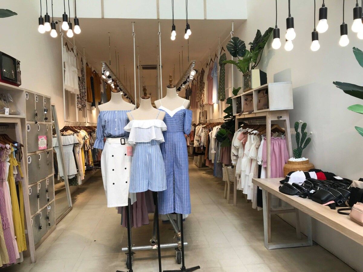 "Đốn tim" với thiết kế cửa hàng thời trang ngọt ngào, nữ tính của Germe Shop Germe Shop 6