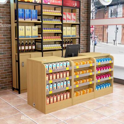 Bàn thu ngân chữ L thiết kế hiện đại QTN-08 Kich Thuoc Ban Thu Ngan Chu L Hpdecor 8